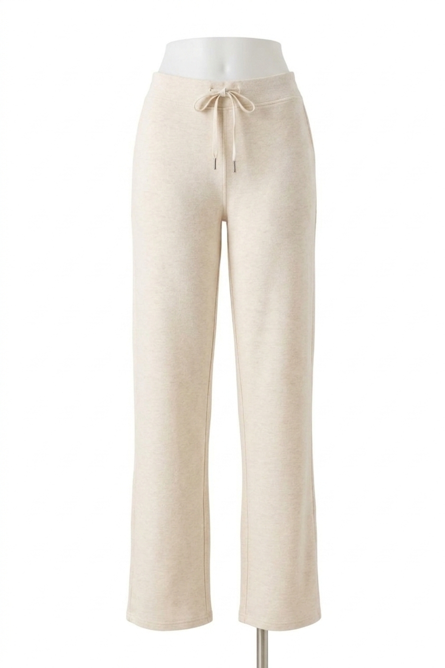 NEW SPANX airessentials straight leg pant in oatmeal heather